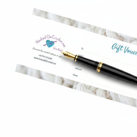 Gift voucher with an ink pen ready