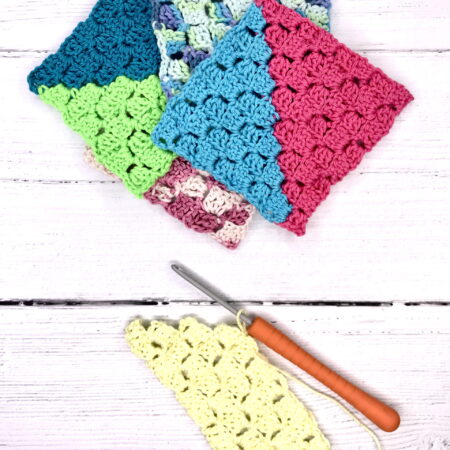 Corner-to-corner crochet has a stunning texture and you can create colourful effects.