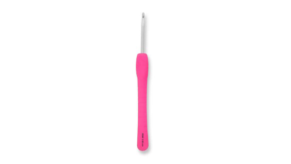 Pony Easy Grip crochet hook 3.5 mm with margenta colour coded grip
