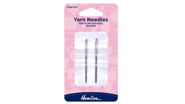 Set of two Hemline yarn needles in packaging.
