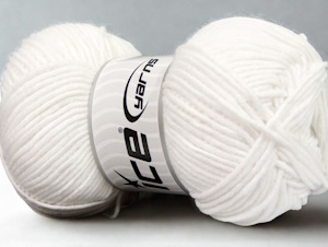 Lorena Worsted - White